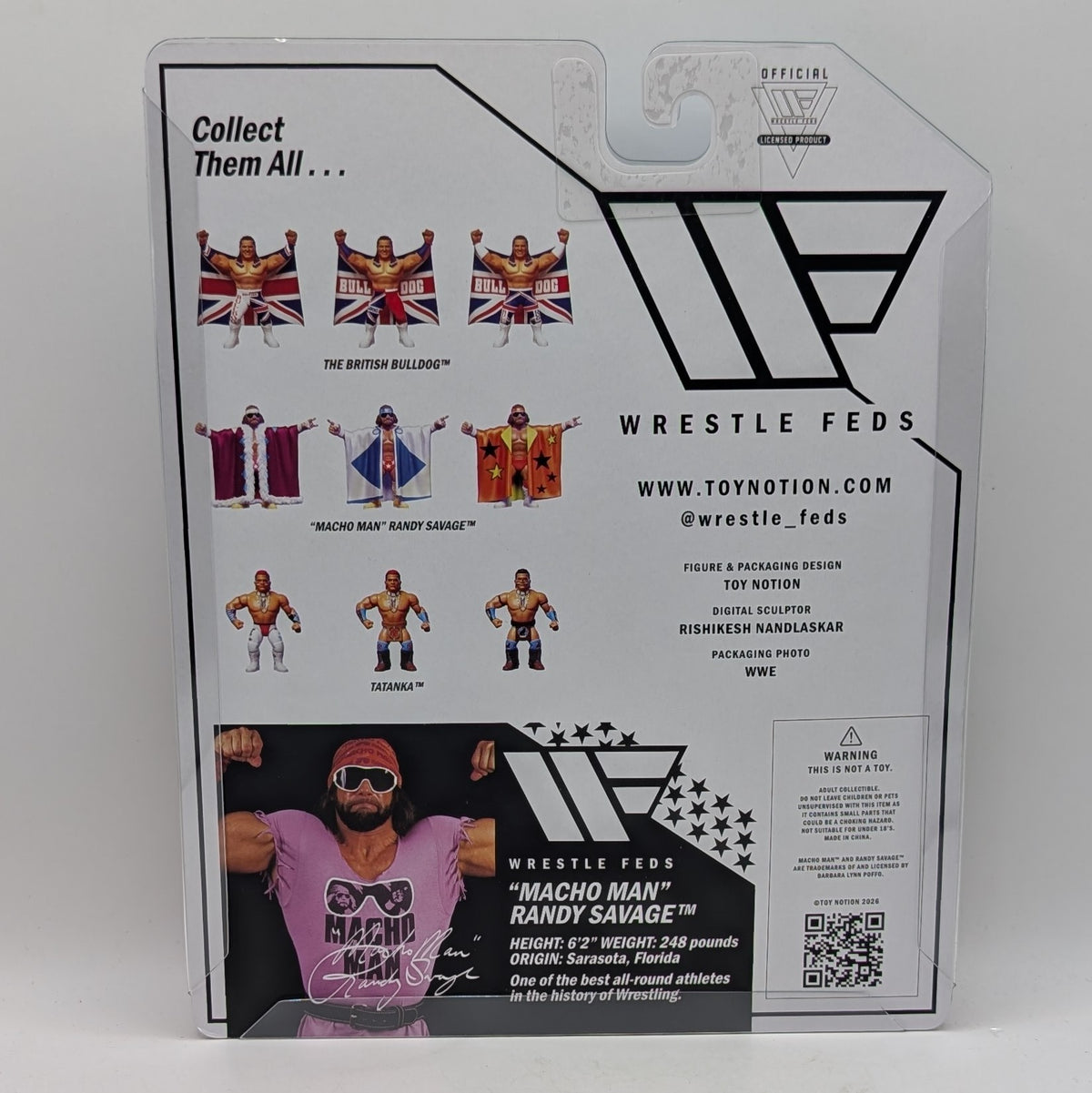 Toy Notion Wrestle Feds 1 'Macho Man' Randy Savage