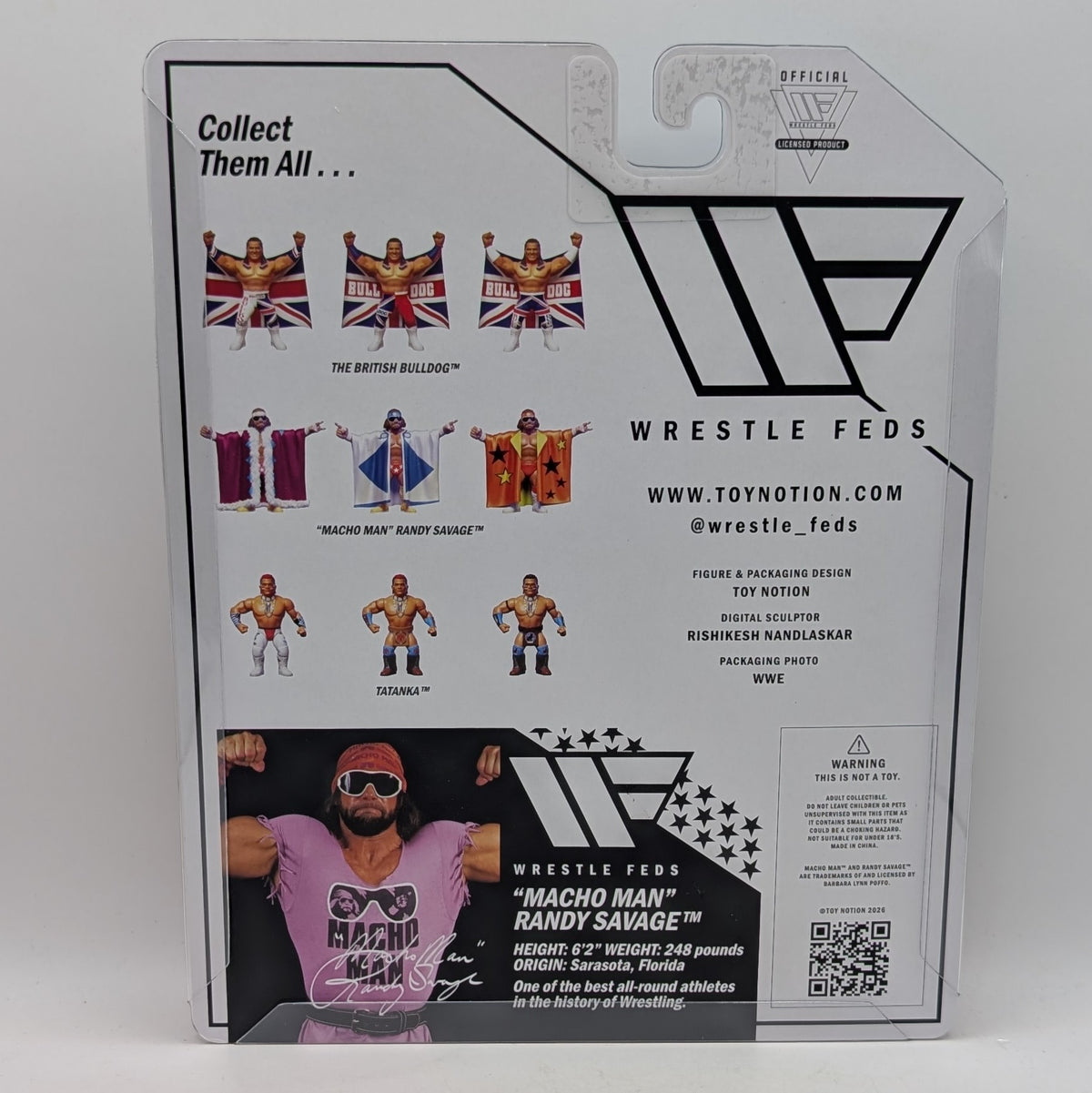 Toy Notion Wrestle Feds 1 'Macho Man' Randy Savage
