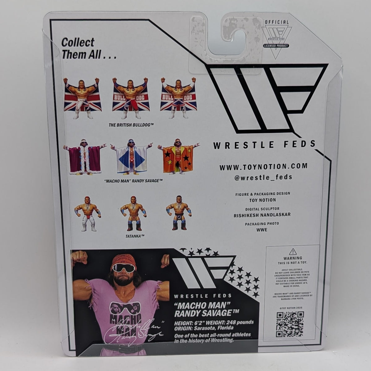 Toy Notion Wrestle Feds 1 'Macho Man' Randy Savage