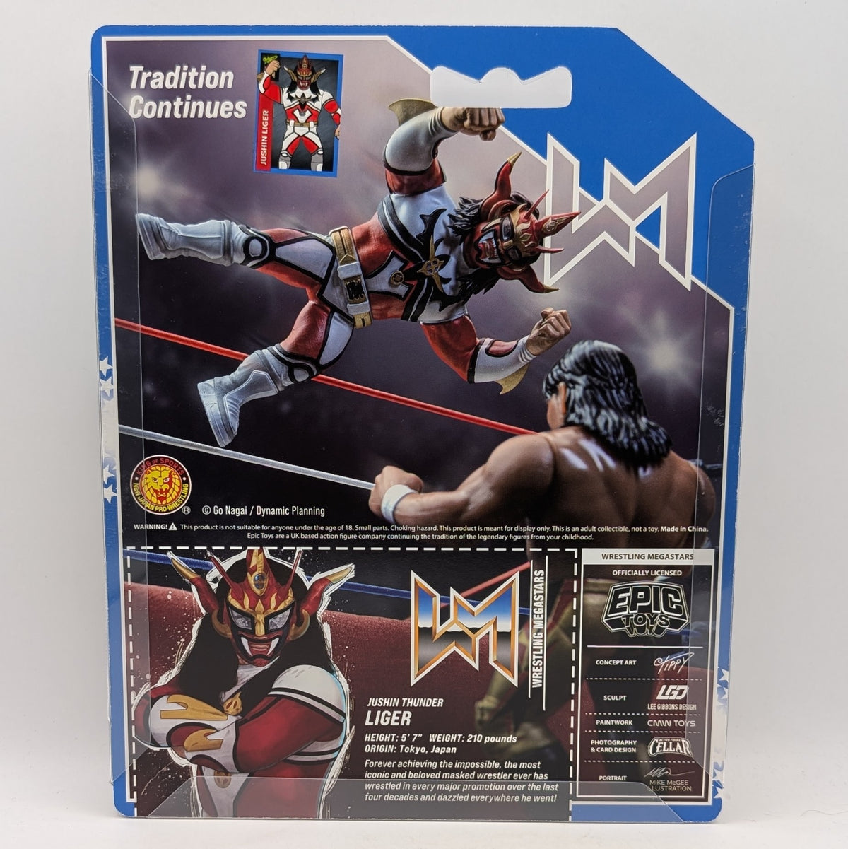 Epic Toys Wrestling Megastars 3 Jushin 'Thunder' Liger