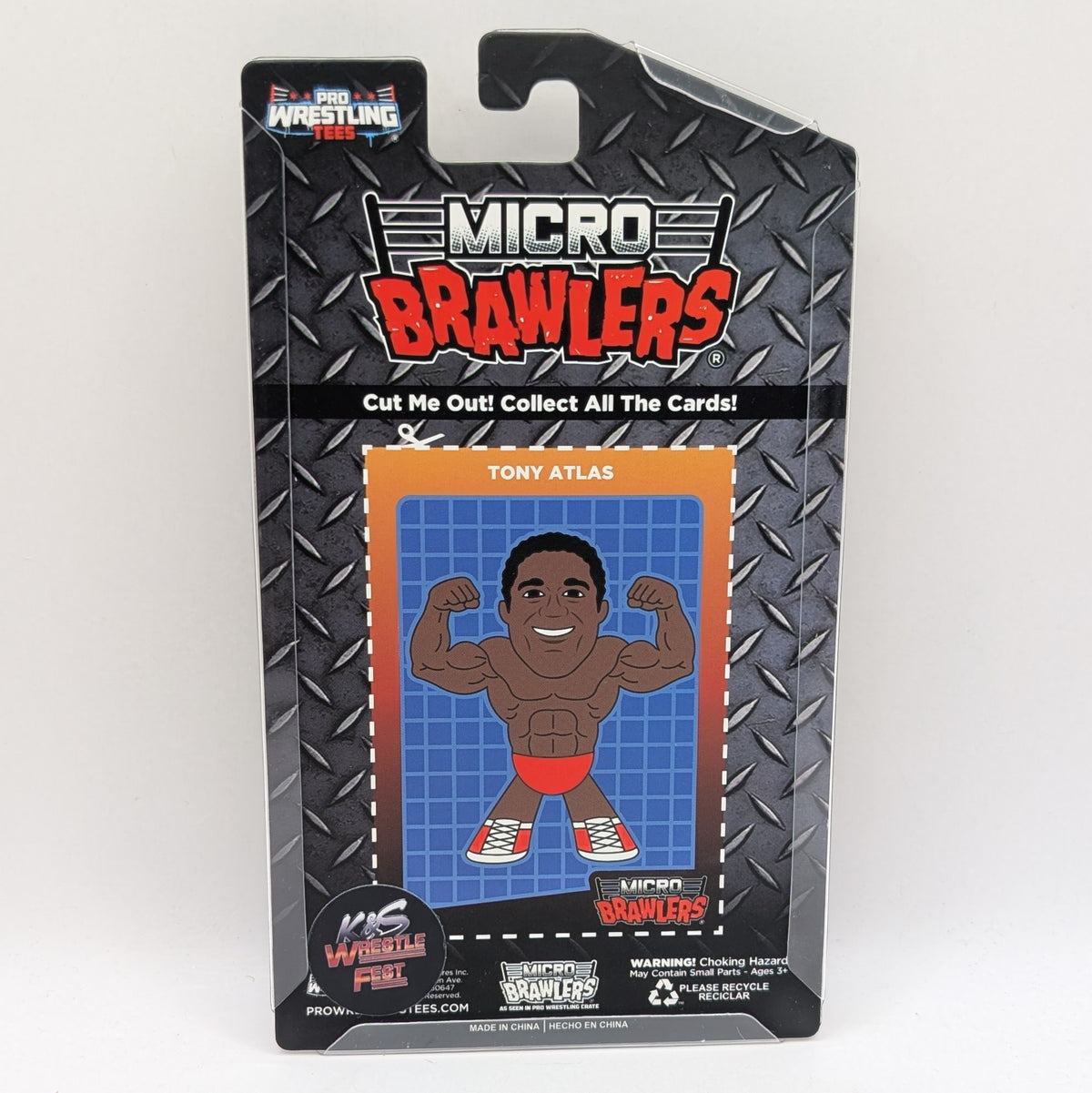 PWT Micro Brawler 2026 K&S Wrestlefest Exclusive Tony Atlas