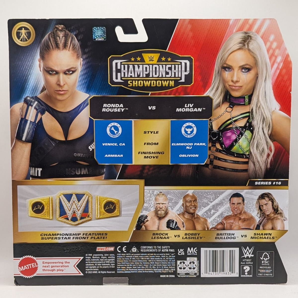 Main Event Championship Showdown 16 Ronda Rousey vs. Liv Morgan