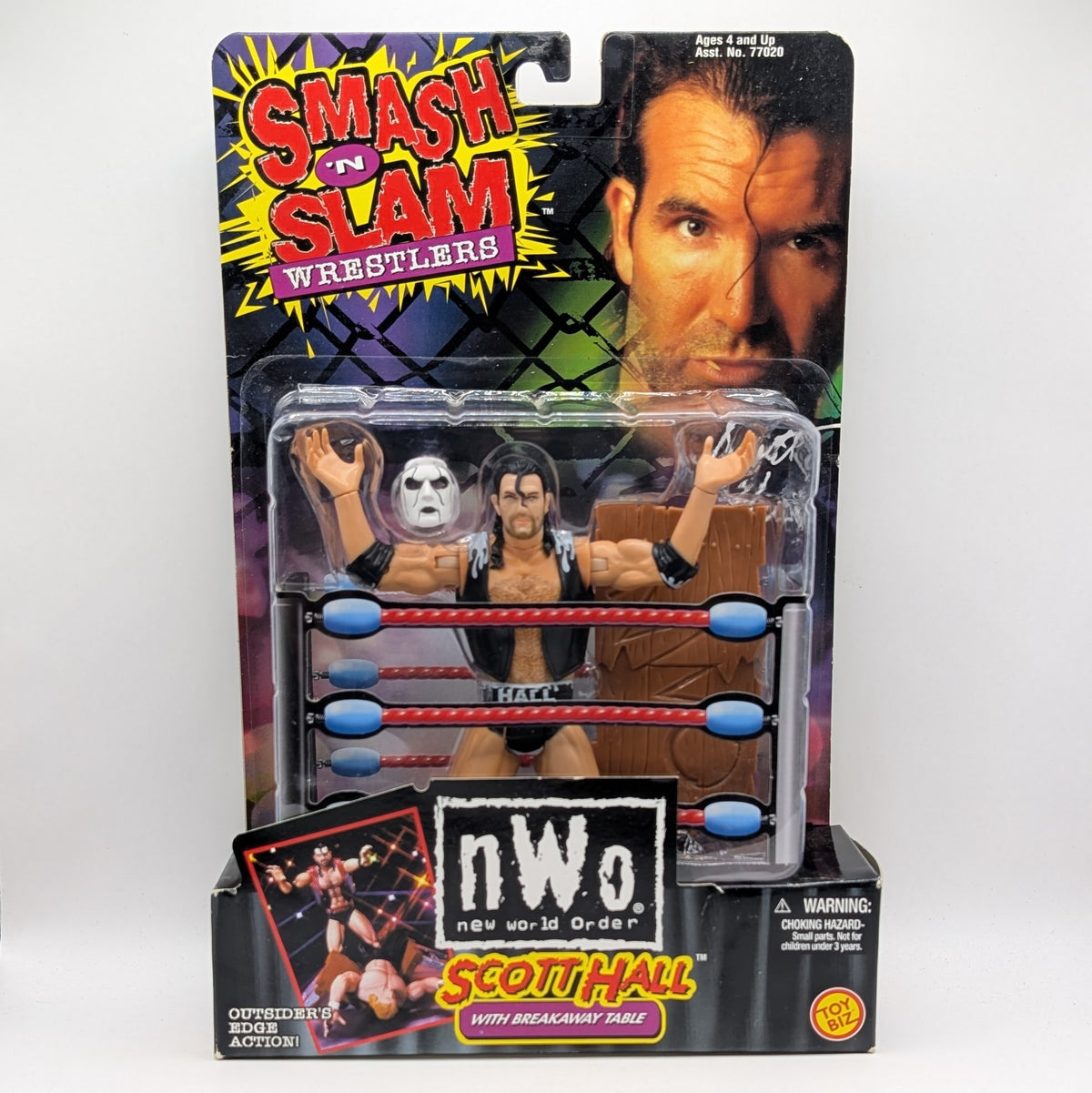 WCW Toybiz Smash 'N Slam Scott Hall