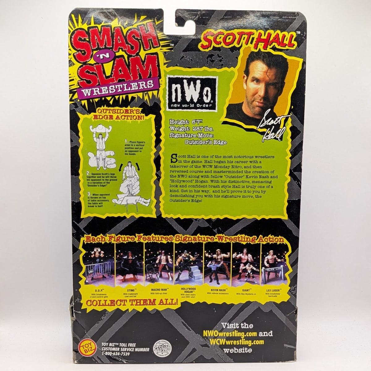 WCW Toybiz Smash 'N Slam Scott Hall