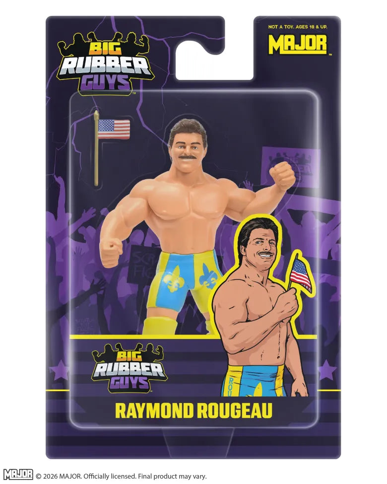 ***PRE-ORDER*** Major Big Rubber Guys 18 The Rougeau Brothers (Jacques & Raymond)