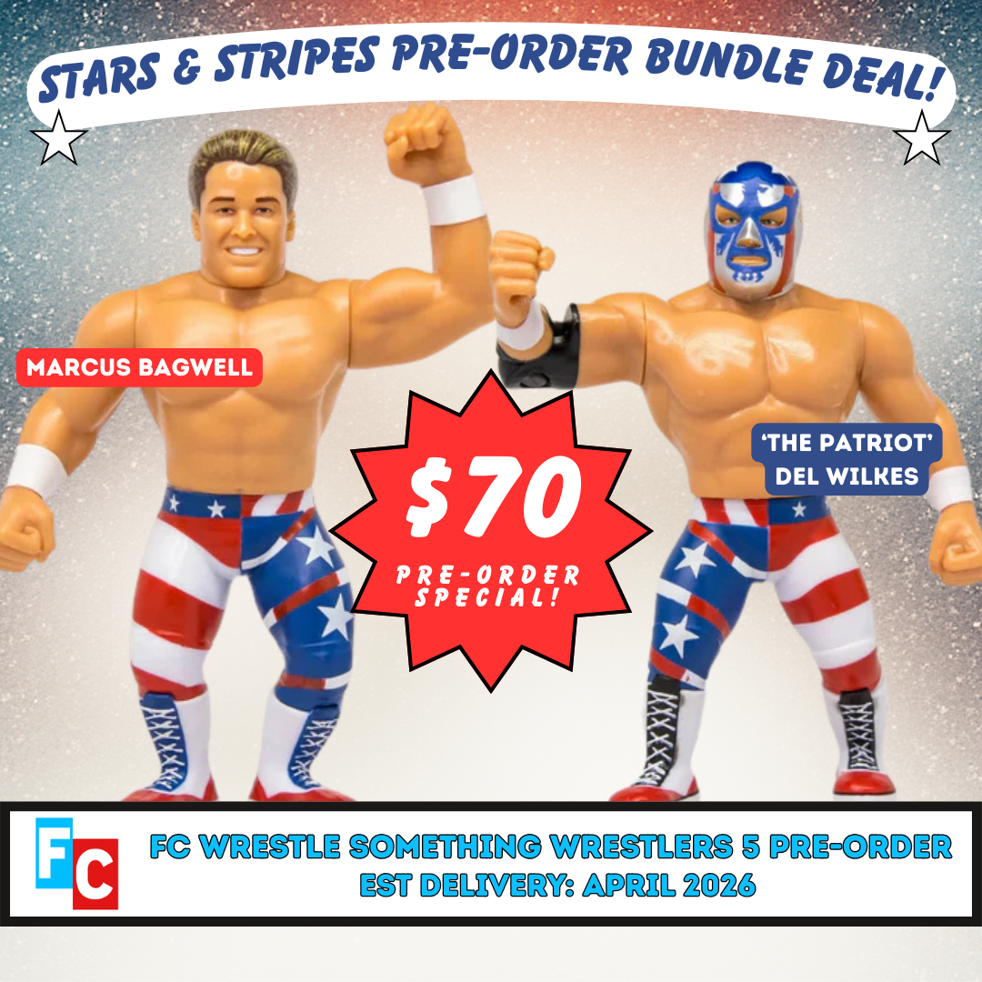 FC Wrestle Something Wrestlers 5 Stars & Stripes ('The Patriot' Del Wilkes & Marcus Bagwell)