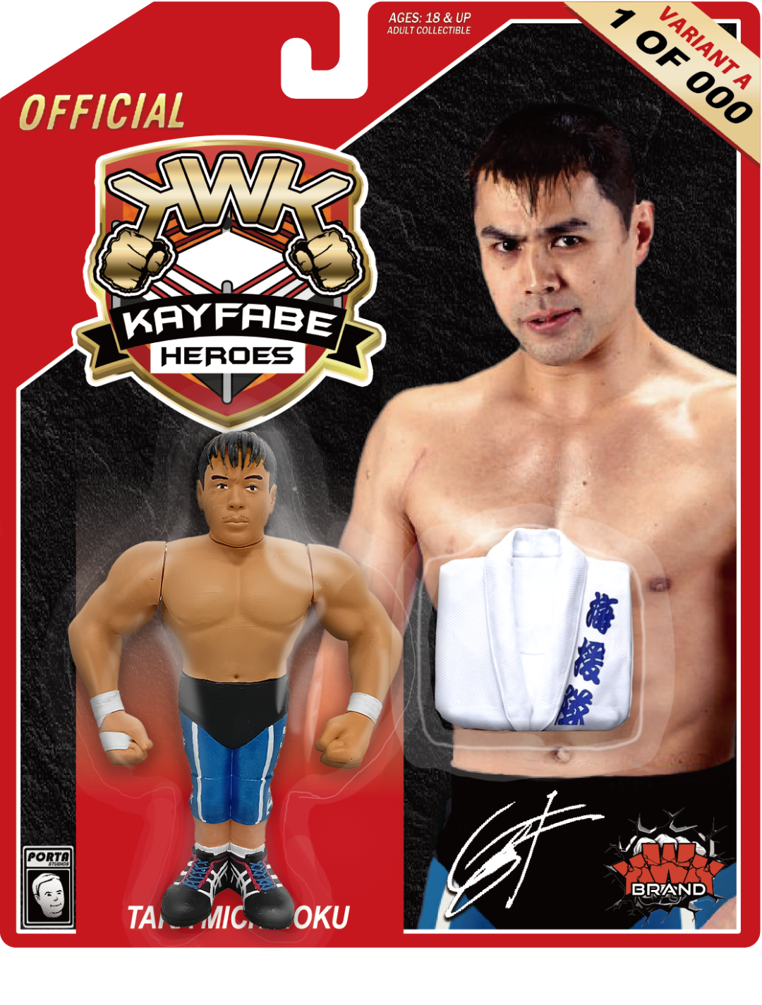 ***PRE-ORDER*** KWK Kayfabe Heroes 2 Taka Michinoku
