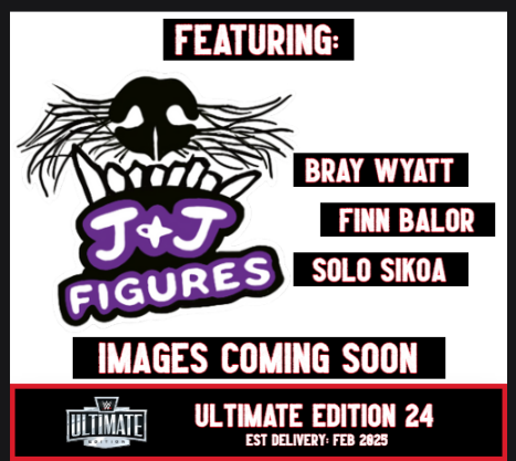 Ultimate Edition 24 - Set of 3 (Bray Wyatt, Finn Balor, & Solo Sikoa)