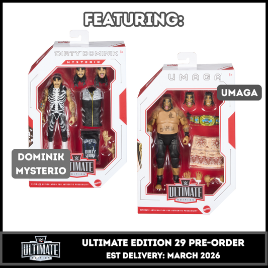 ***PRE-ORDER*** Ultimate Edition 29 - Set of 2 (Dominik Mysterio & Umaga)
