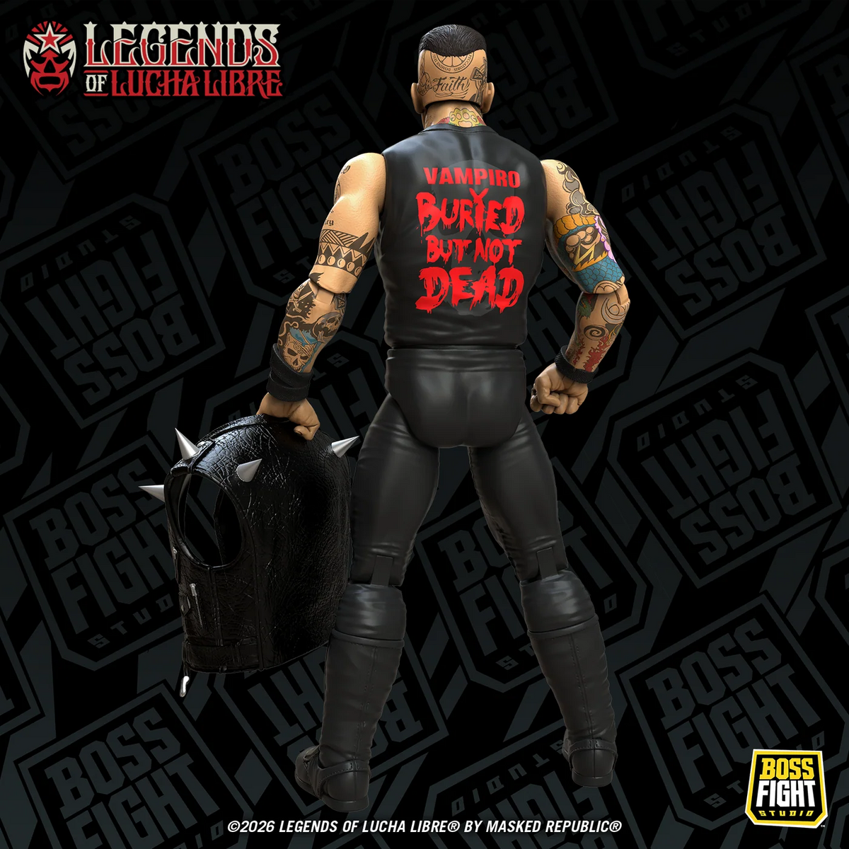 ***PRE-ORDER*** Boss Fight Legends of Lucha Libre Fanaticos Resurrected Vampiro