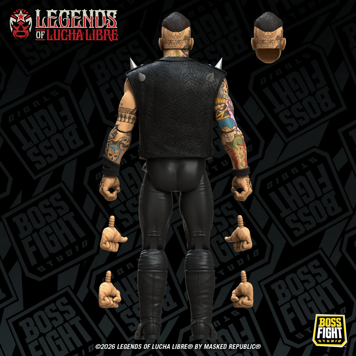 ***PRE-ORDER*** Boss Fight Legends of Lucha Libre Fanaticos Resurrected Vampiro