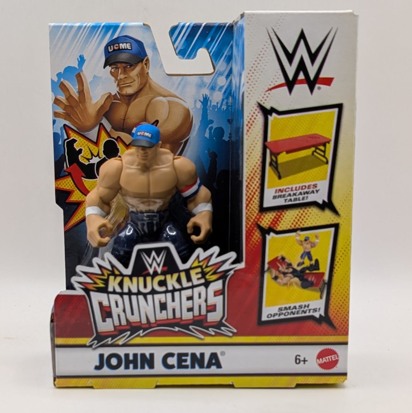 Mattel WWE Knuckle Crunchers 6 - Set of 4 (Drew McIntyre, John Cena, Rey Mysterio, & The Undertaker)