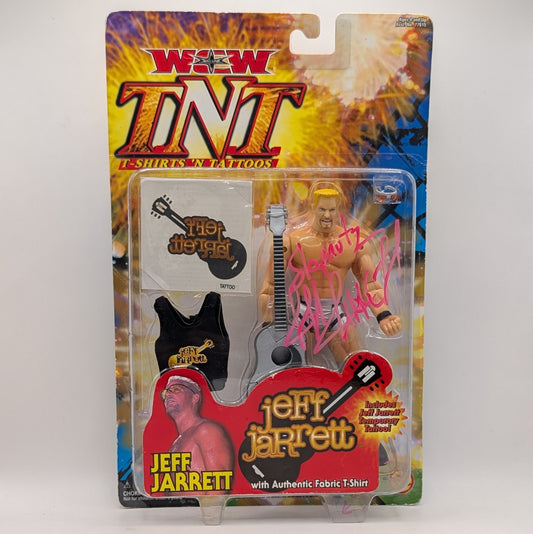WCW Toybiz T.N.T. Jeff Jarrett *SIGNED*