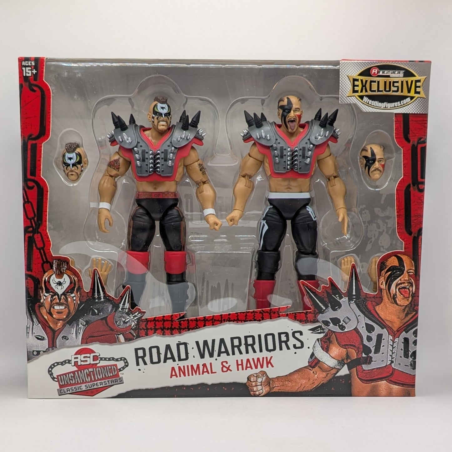 Ringside Collectibles Unsanctioned Classic Superstars The Road Warriors