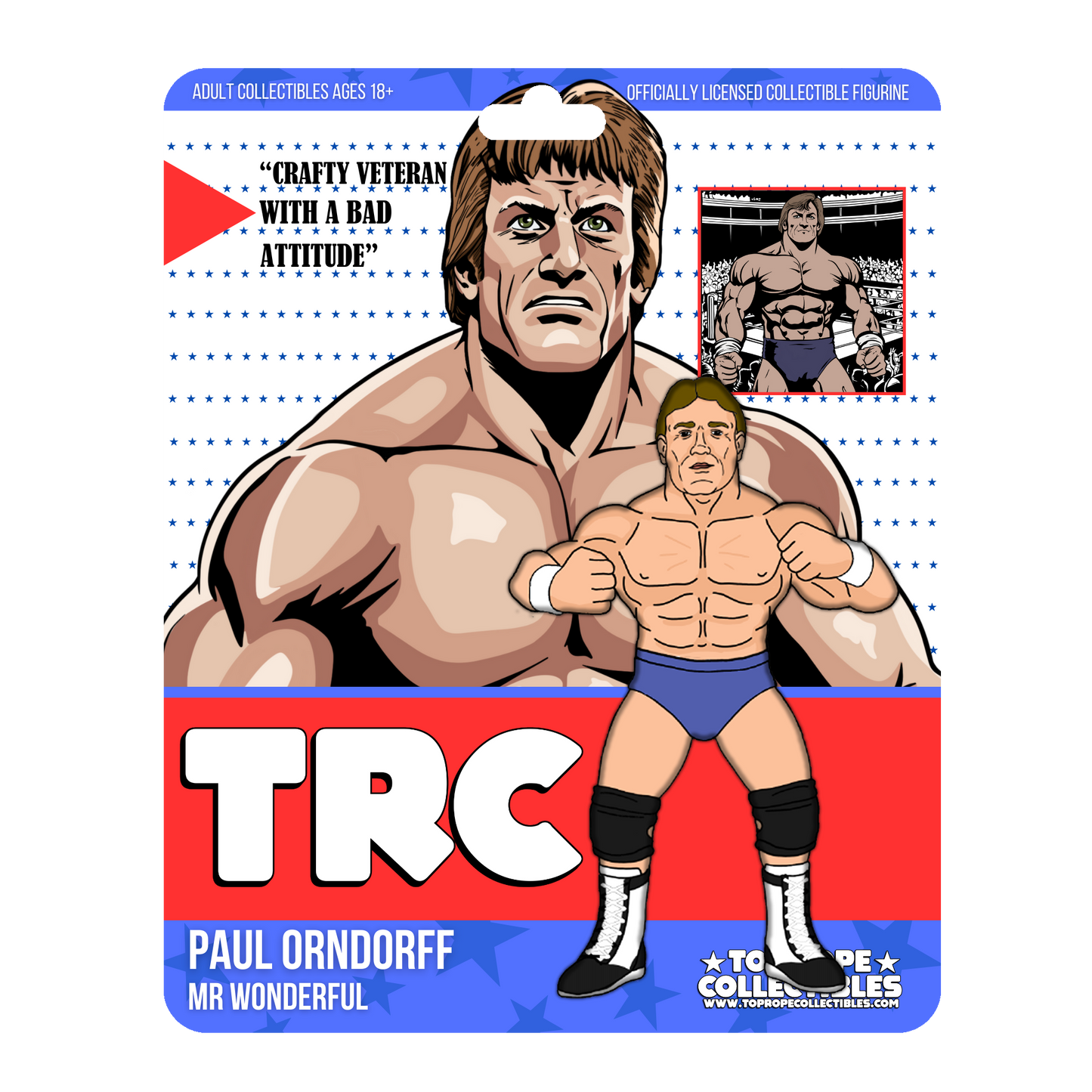 ***PRE-ORDER*** Top Rope Collectibles 'Mr. Wonderful' Paul Orndorff