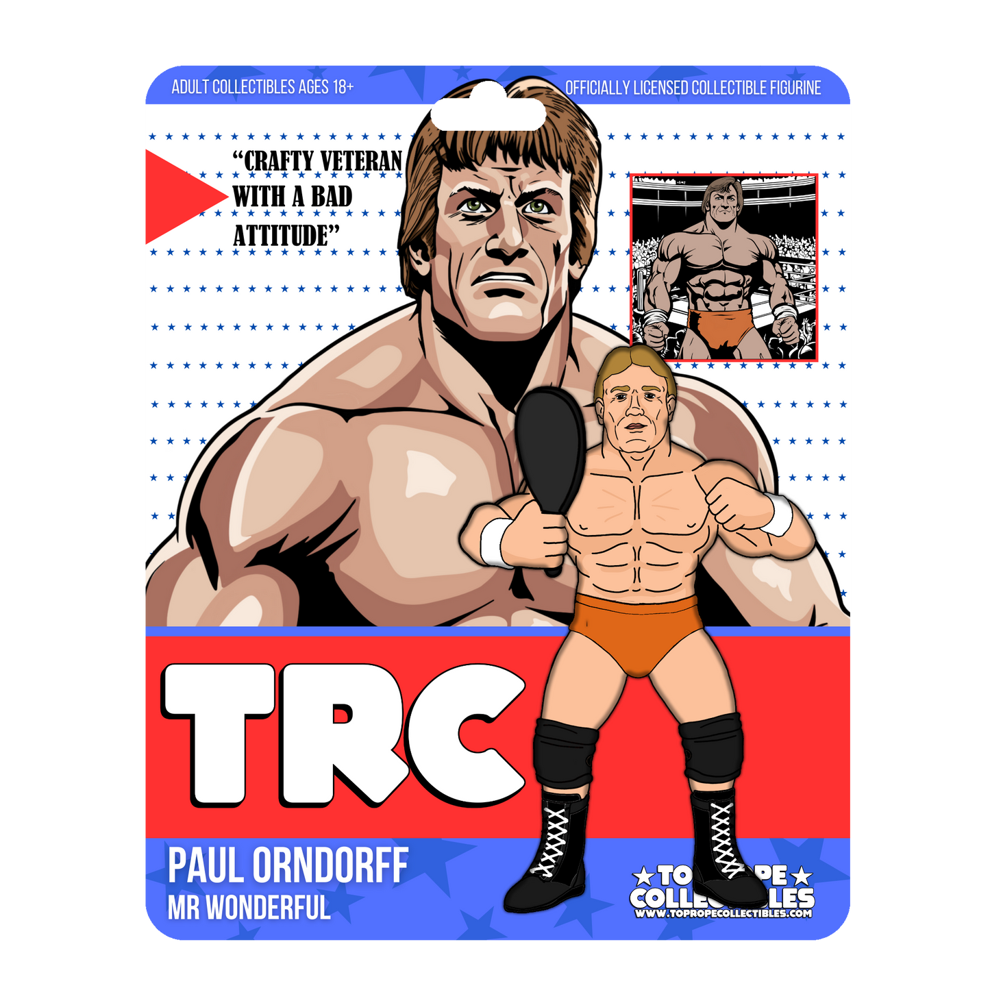 ***PRE-ORDER*** Top Rope Collectibles 'Mr. Wonderful' Paul Orndorff