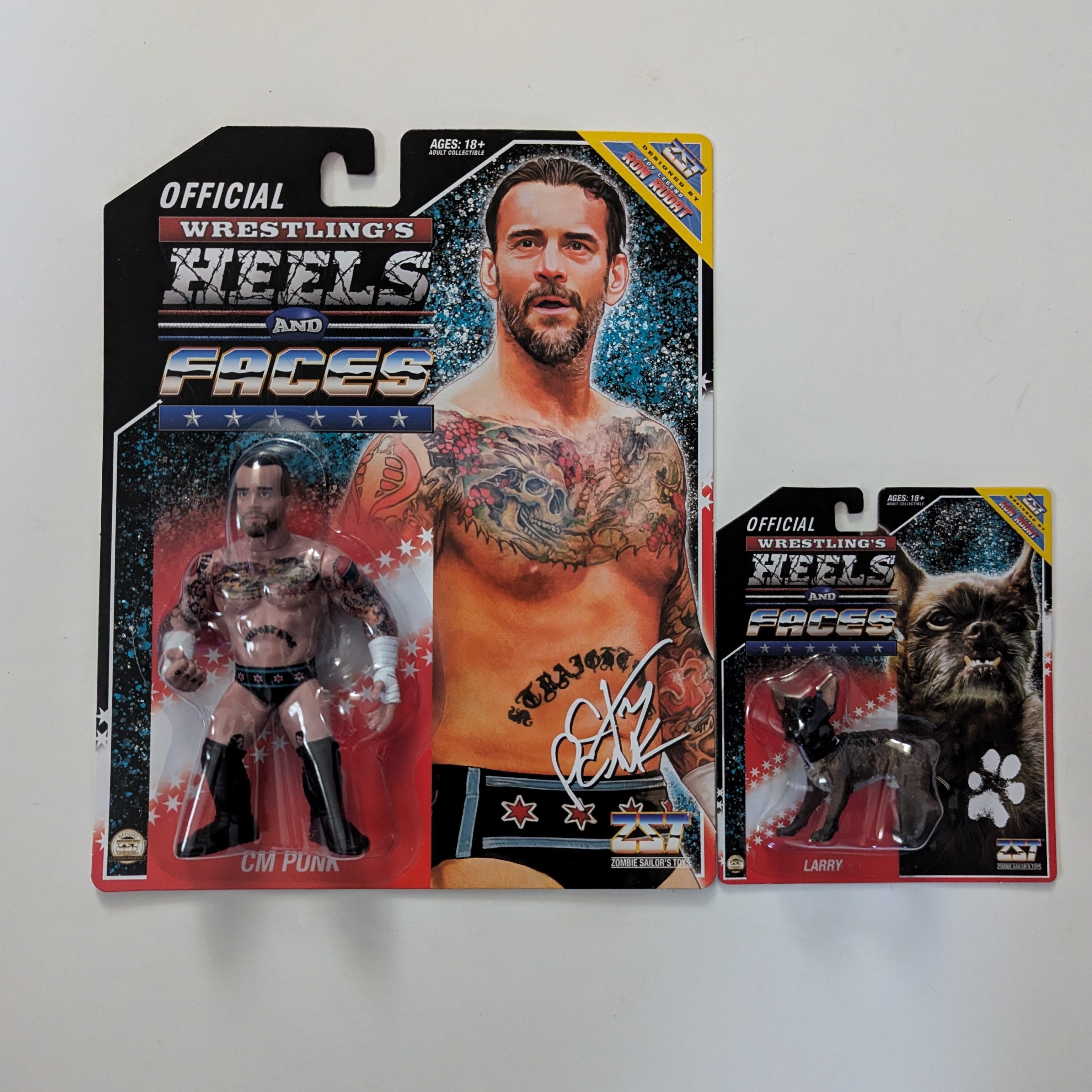 Zombie Sailor Toys 2024 Heels & Faces Exclusive CM Punk – J+