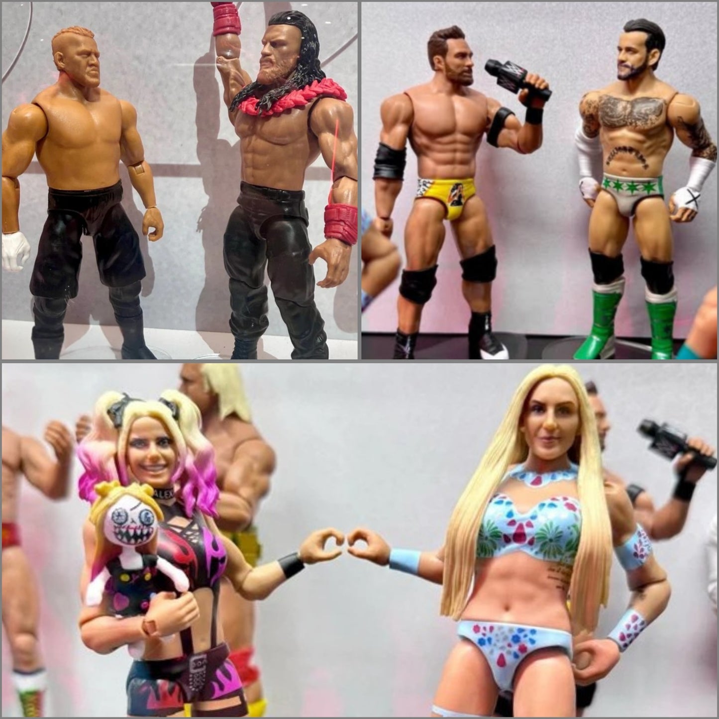 ***PRE-ORDER*** Main Event Showdown 29 - Set of 3 (Charlotte Flair & Alexa Bliss, CM Punk vs. LA Knight, & Roman Reigns vs. Solo Sikoa)
