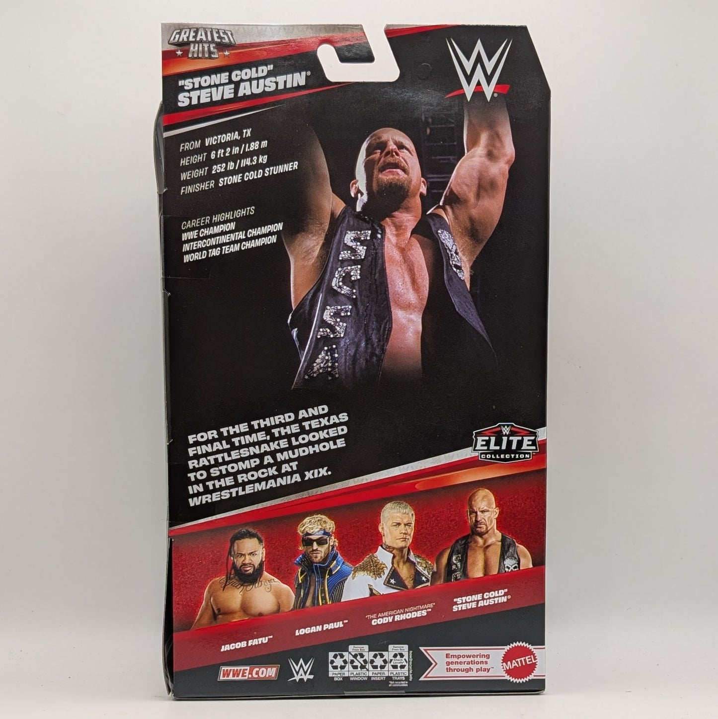 Elite Greatest Hits 2026 Wave 1 'Stone Cold' Steve Austin