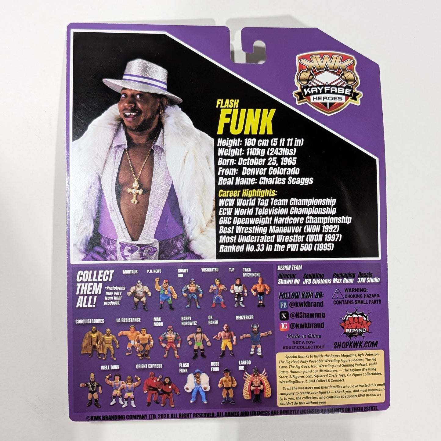 KWK 2026 Kayfabe Heroes Flash Funk