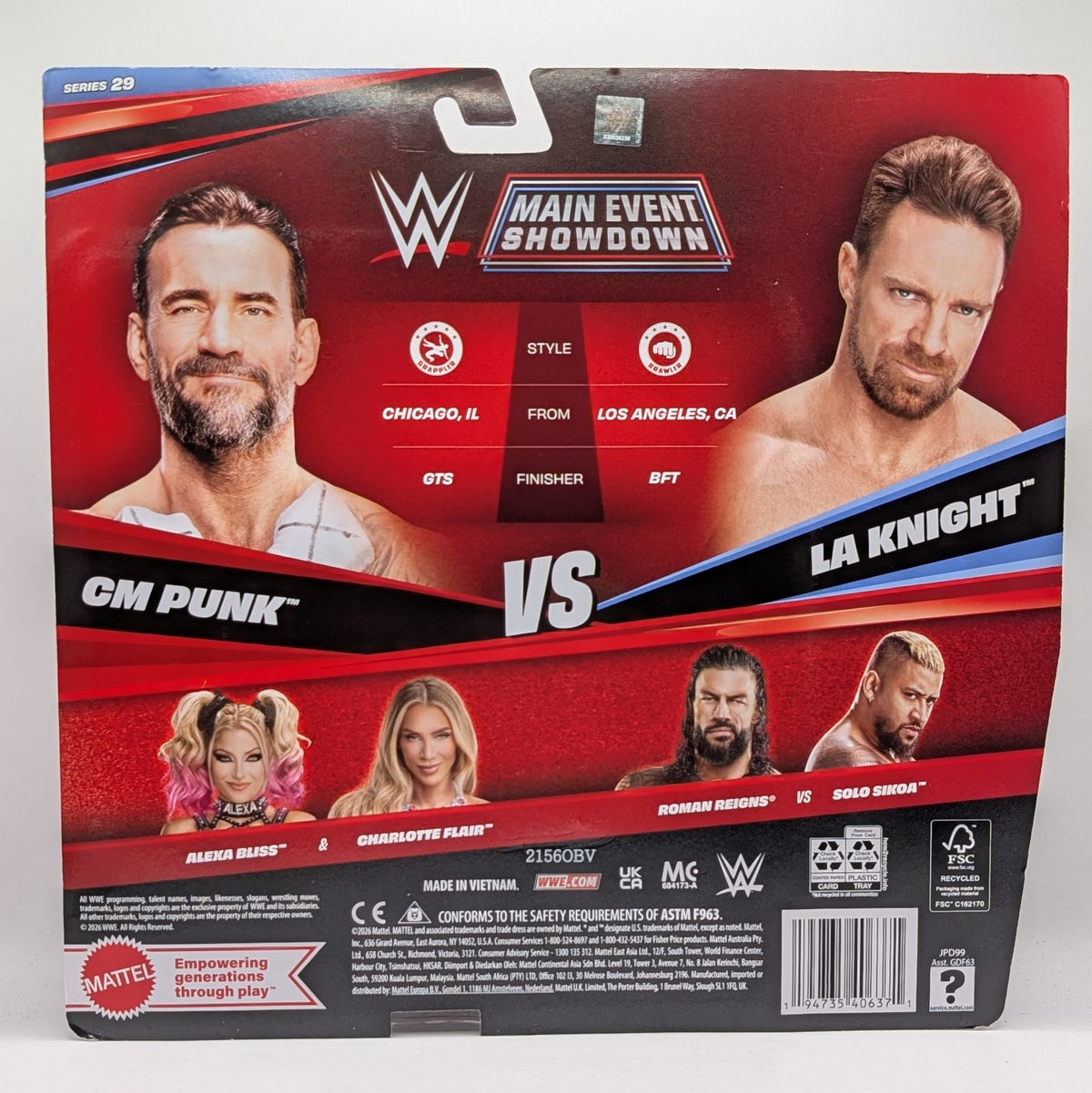 Main Event Showdown 29 CM Punk vs. LA Knight
