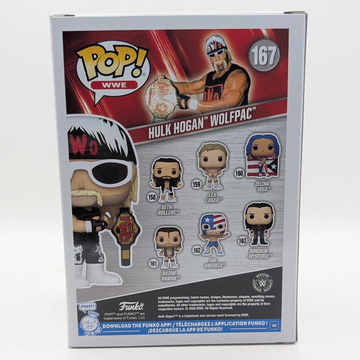 Funko POP! WWE Hollywood Hogan (Wolfpack) (#167)