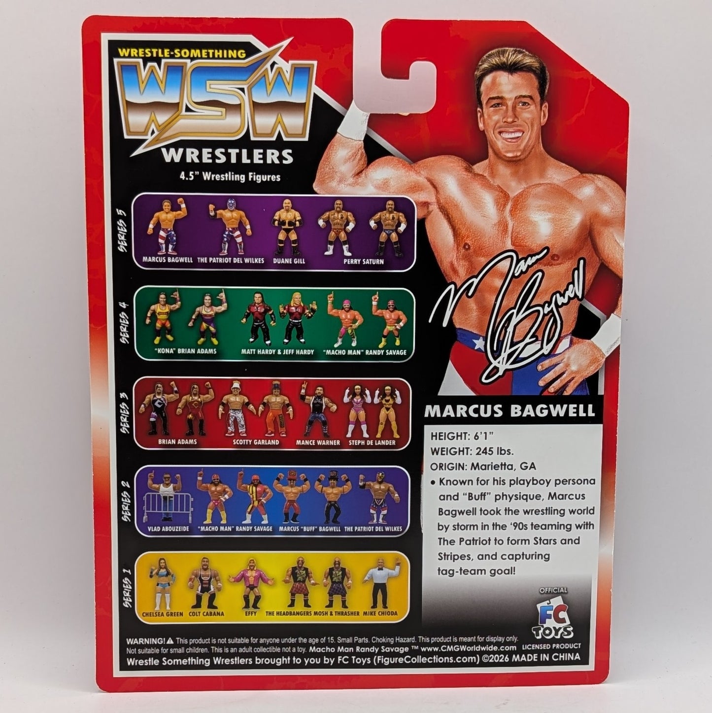 FC Wrestle Something Wrestlers 5 Stars & Stripes ('The Patriot' Del Wilkes & Marcus Bagwell)