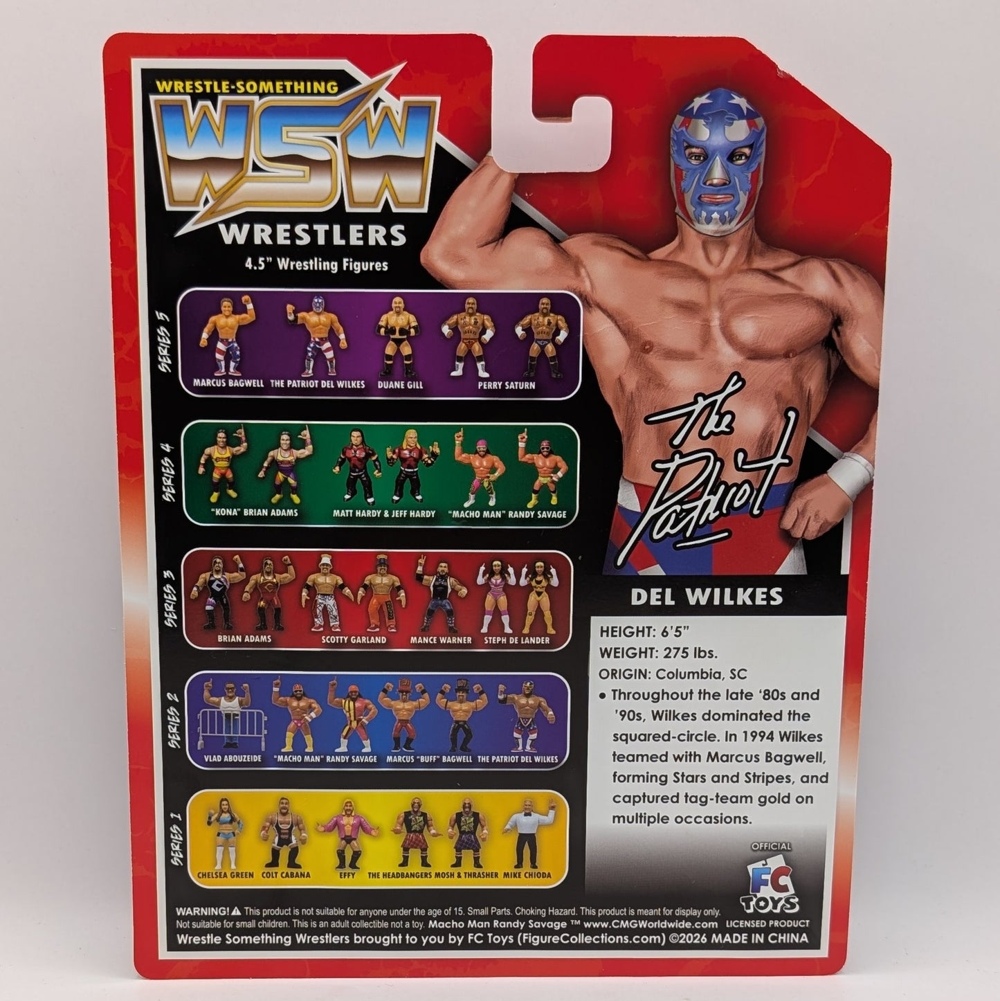 FC Wrestle Something Wrestlers 5 Stars & Stripes ('The Patriot' Del Wilkes & Marcus Bagwell)