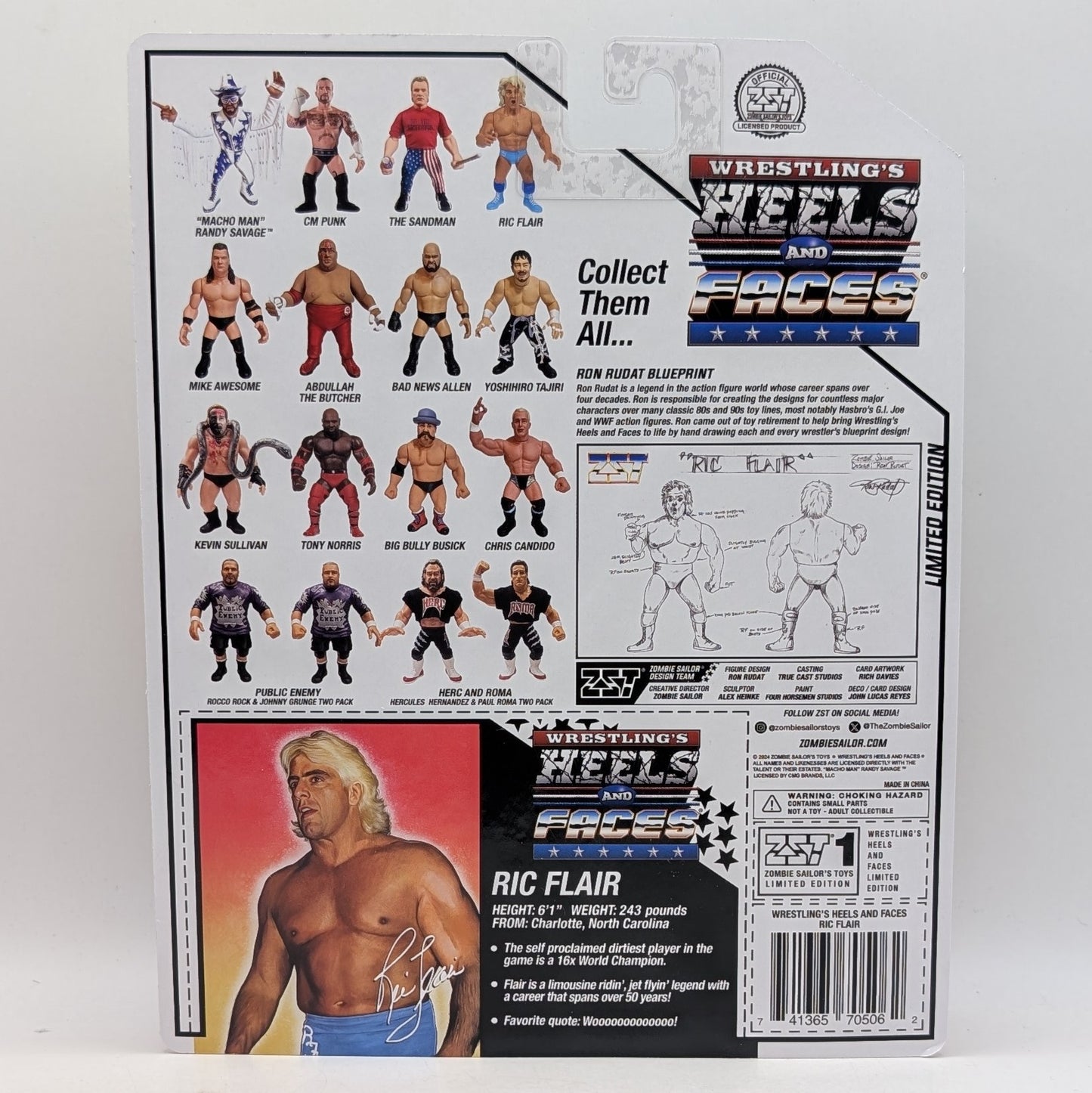 Zombie Sailor Toys 2025 Limited Edition Ric Flair (Blue)