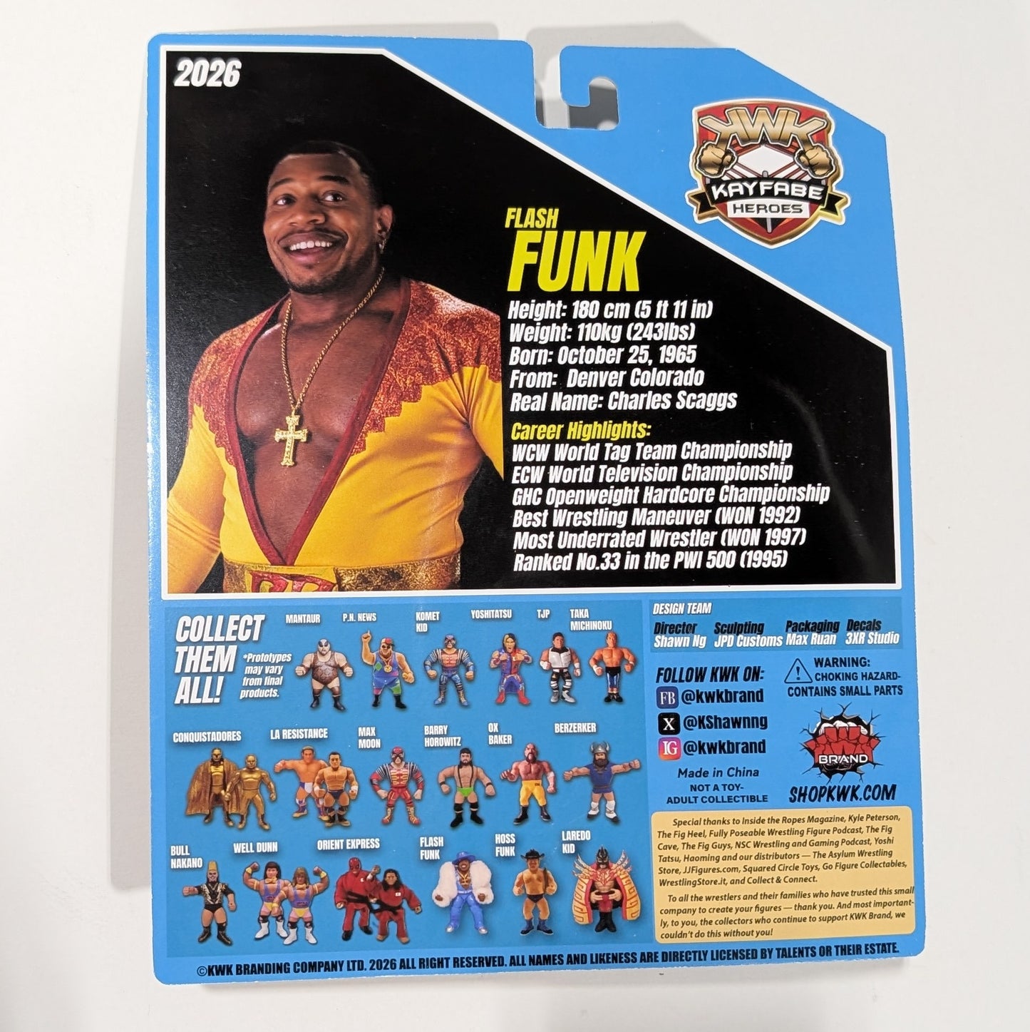 KWK 2026 Kayfabe Heroes Flash Funk