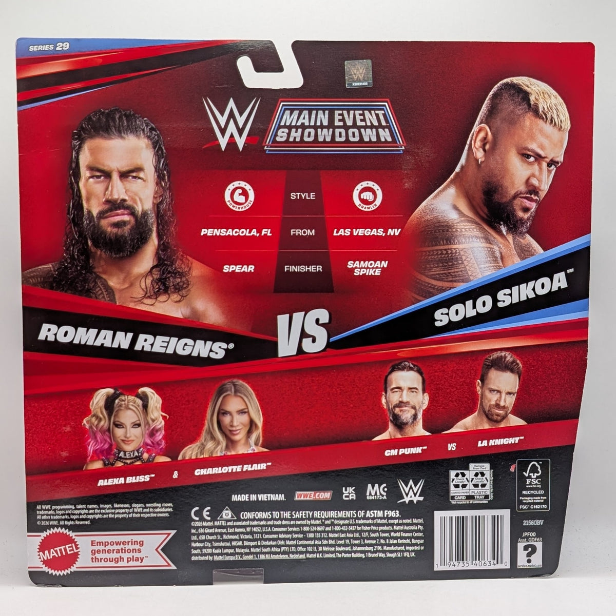 Main Event Showdown 29 Roman Reigns vs. Solo Sikoa