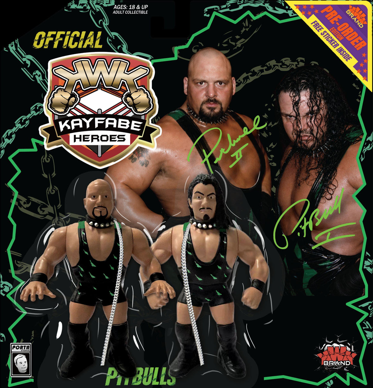 ***PRE-ORDER*** KWK 2026 Kayfabe Heroes The Pitbulls