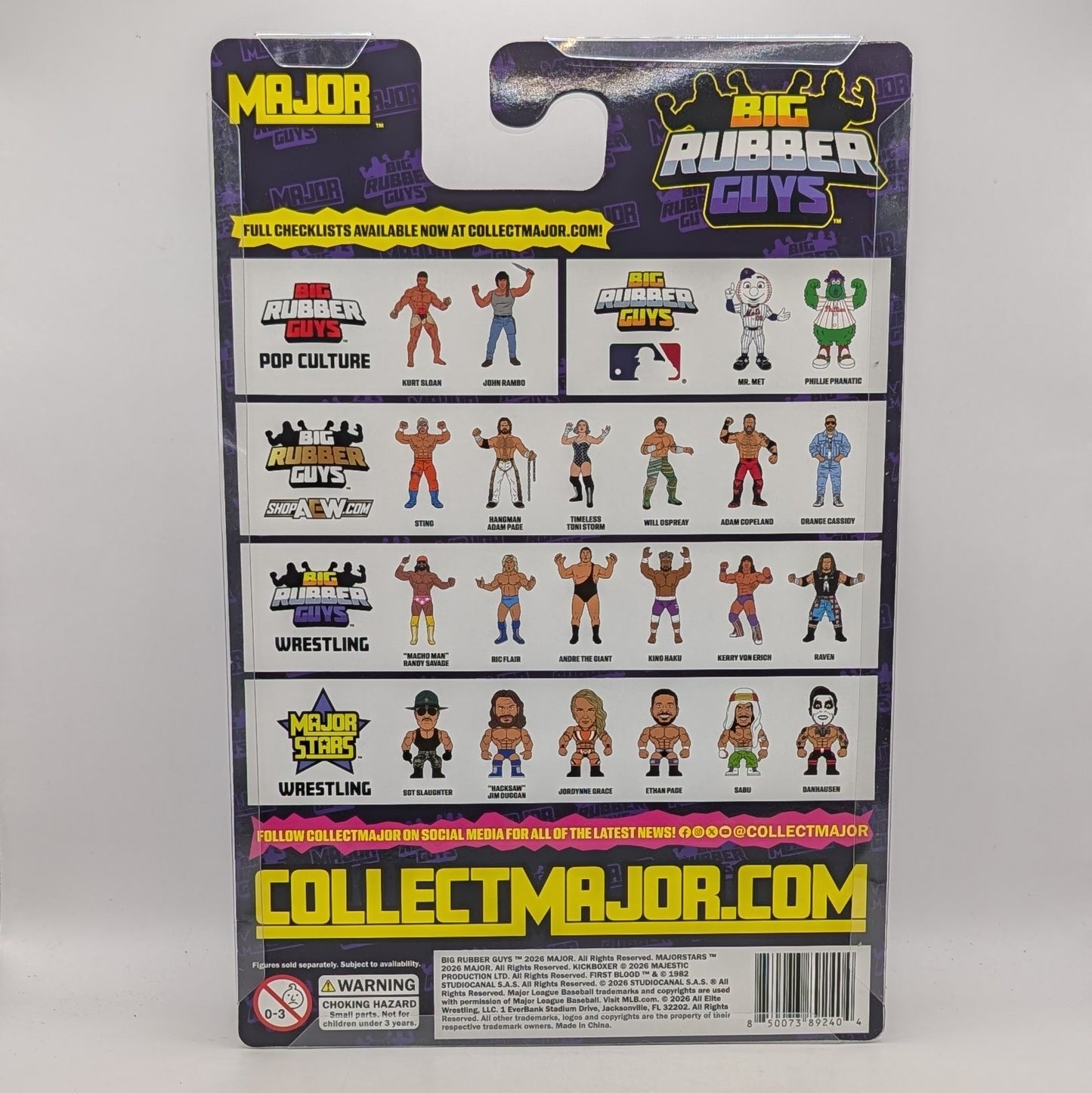 Major Big Rubber Guys 2026 Evergreen Andre The Giant