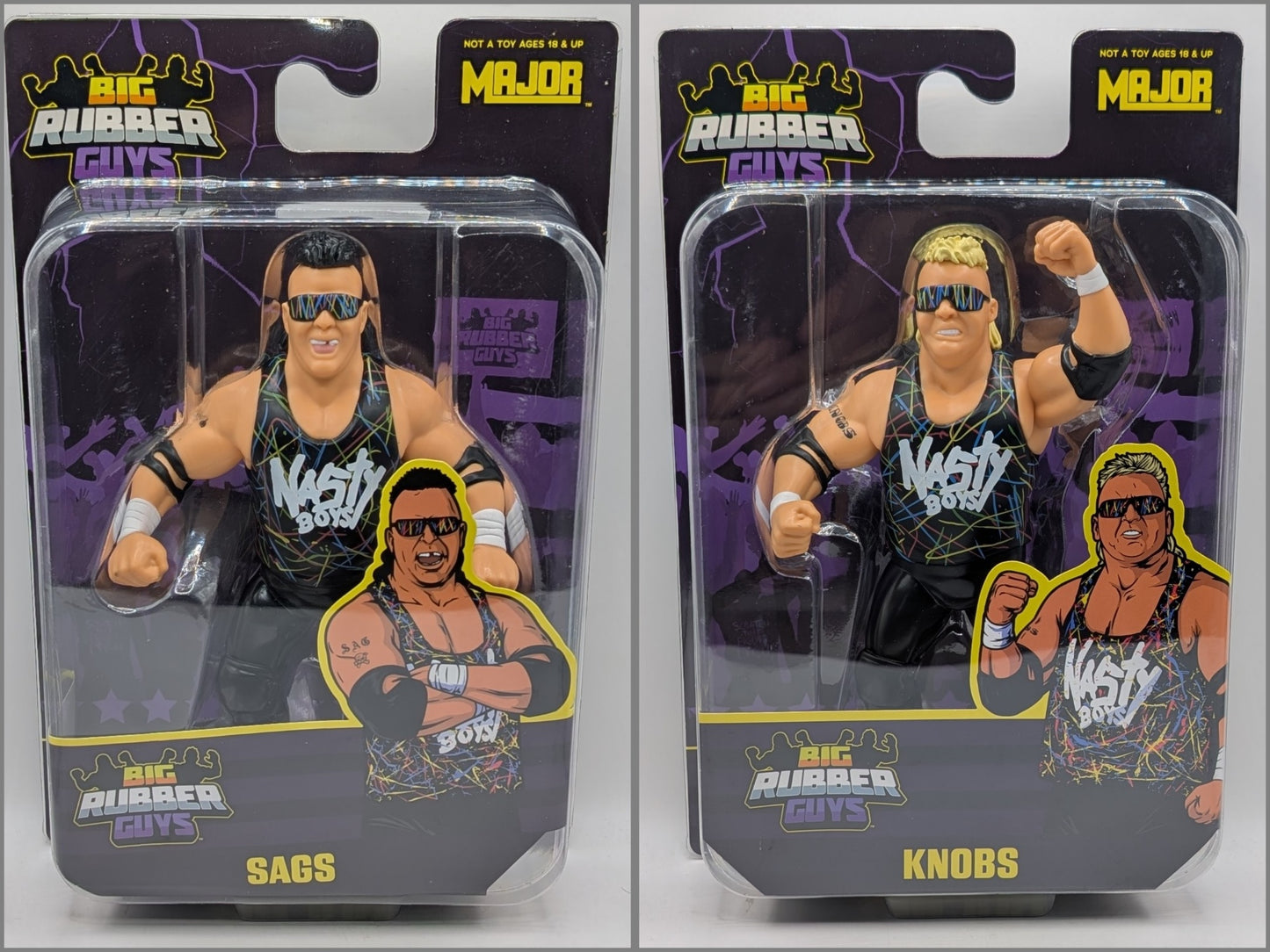 Major Big Rubber Guys 15 -  The Nasty Boys (Knobs & Sags)