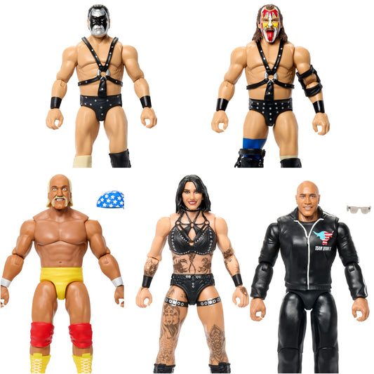 ***PRE-ORDER*** Main Event 169 - Set of 5 (Demolition Ax, Demolition Smash, Hulk Hogan, Rhea Ripley, & The Rock)