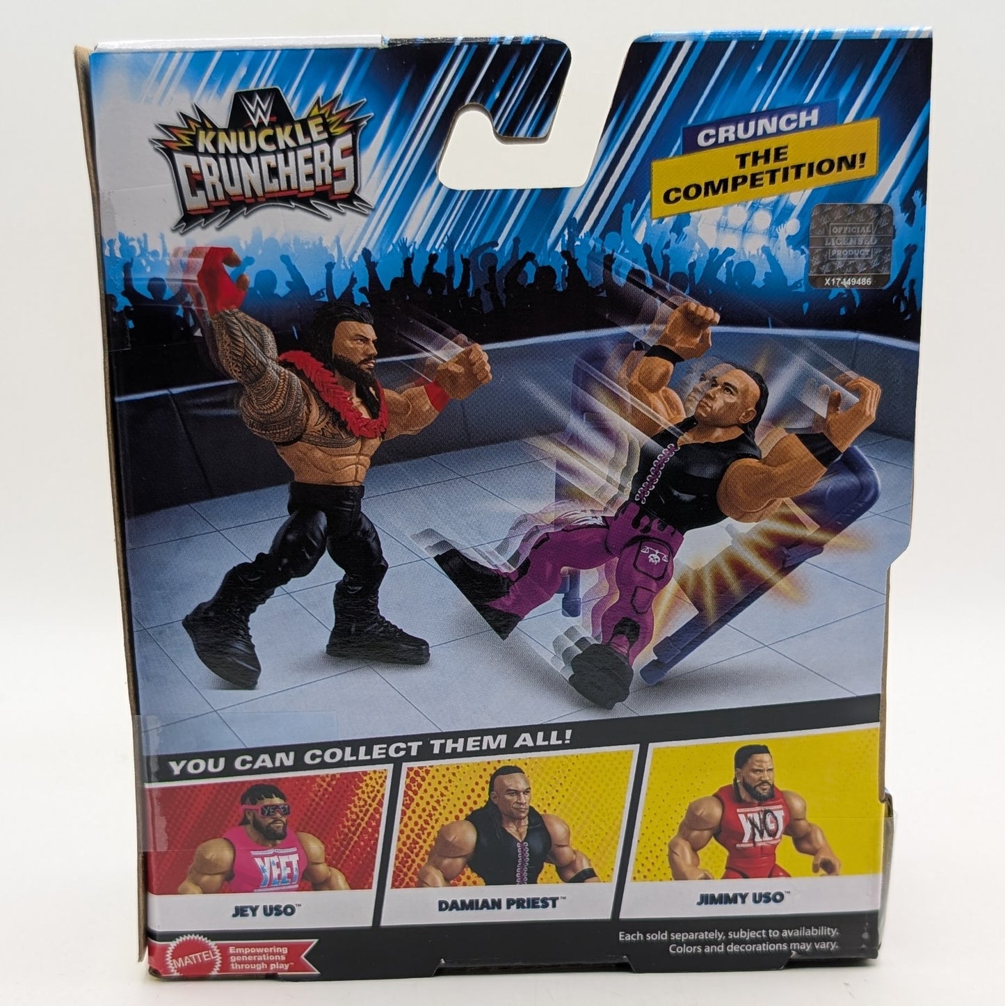 Mattel WWE Knuckle Crunchers 9 Roman Reigns