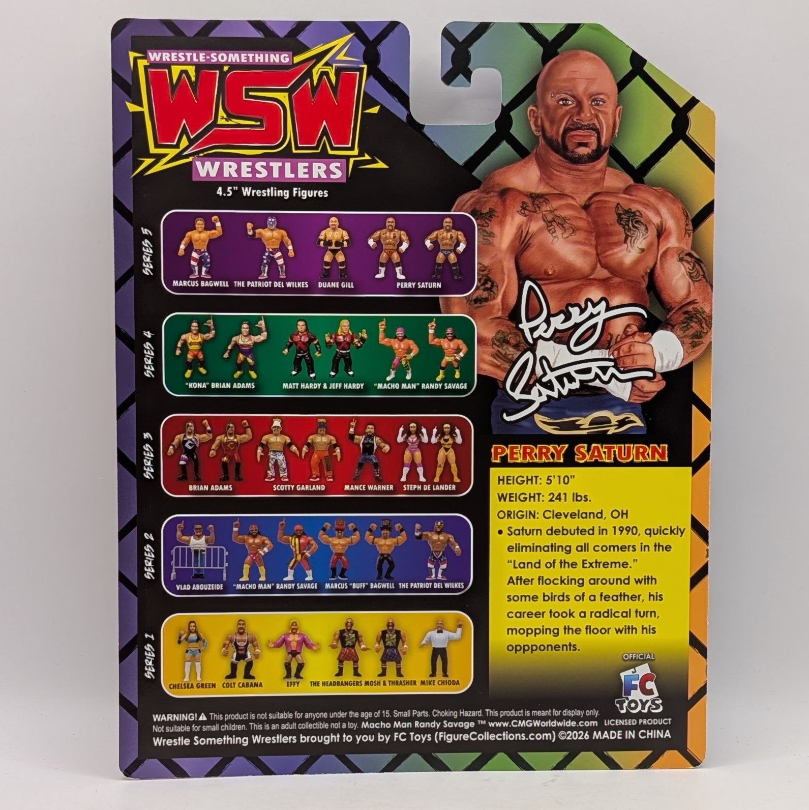 419★サッカー★OWEN★prostars★フィギュア FC Wrestle Something Wrestlers 5 Perry Saturn – J+J Figures