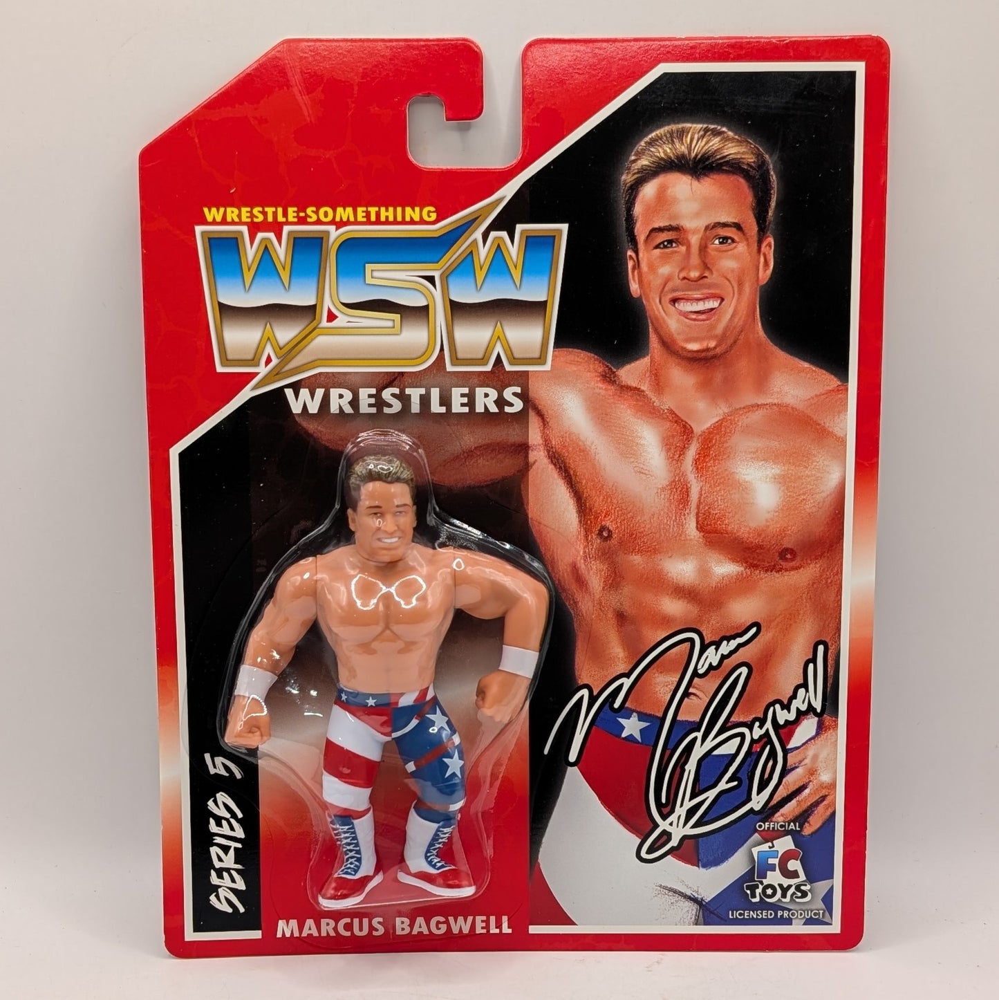 FC Wrestle Something Wrestlers 5 Stars & Stripes ('The Patriot' Del Wilkes & Marcus Bagwell)