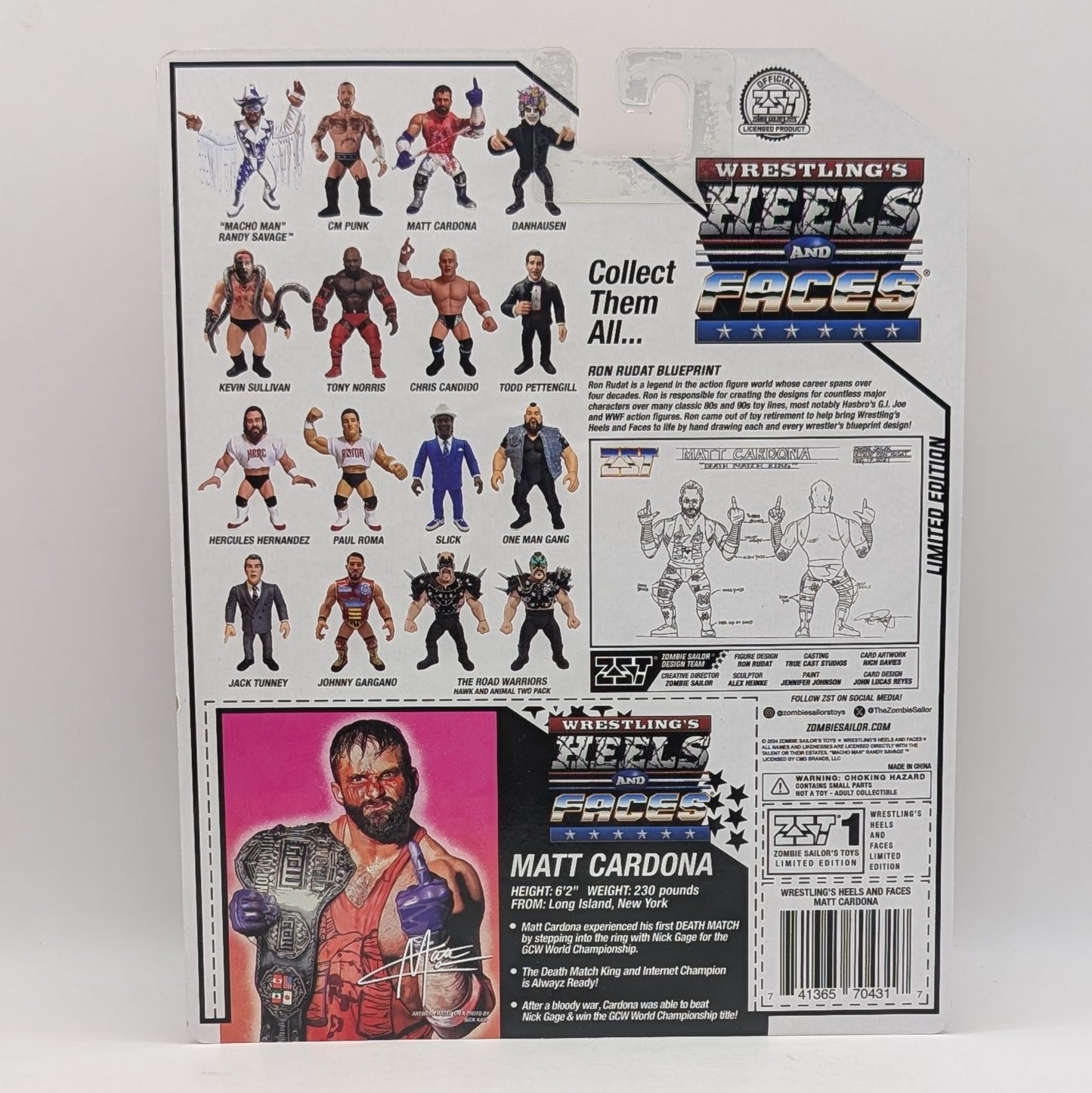 Zombie Sailor Heels & Faces 2024 Exclusive Matt Cardona (Ultra Bloody)