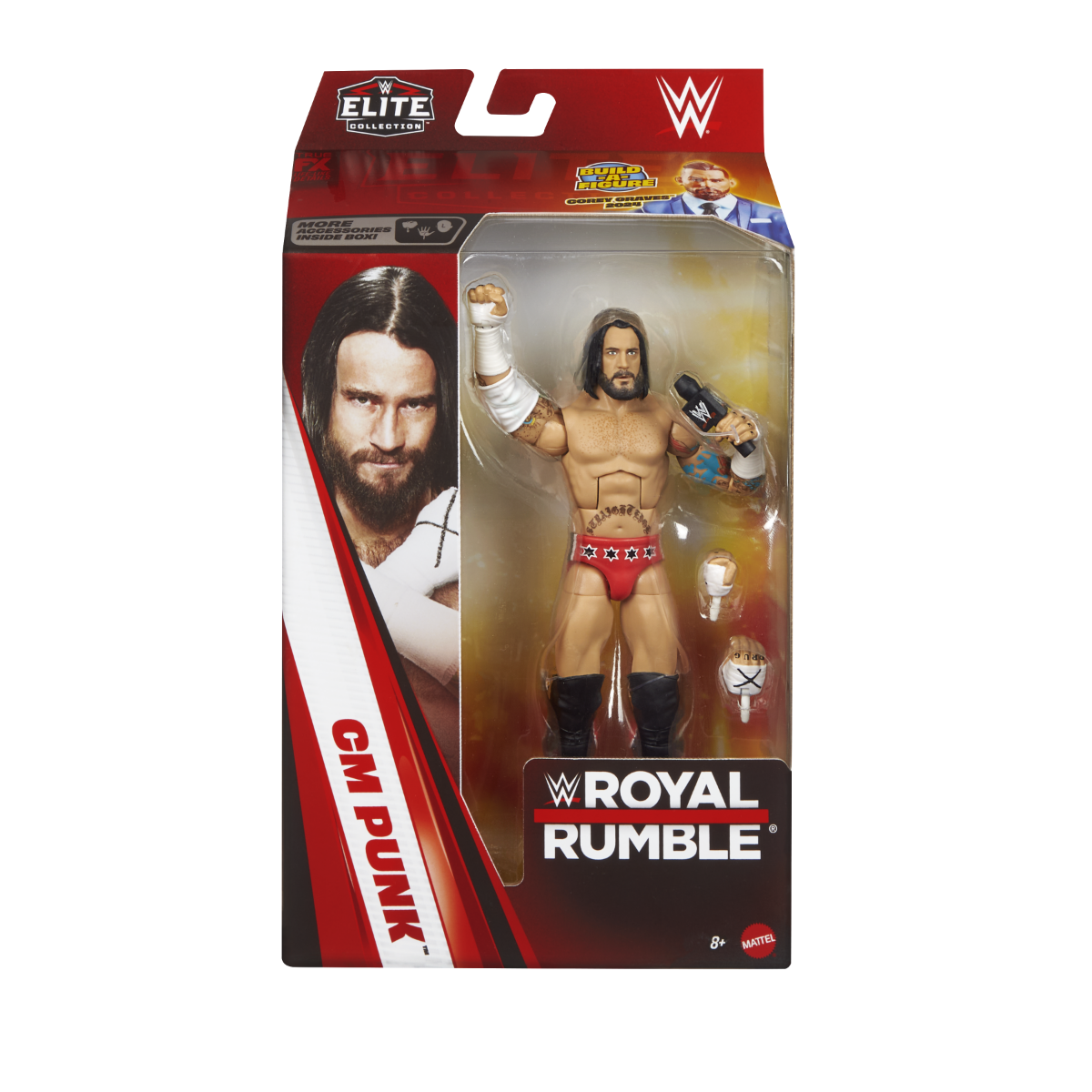 ***PRE-ORDER*** Elite Royal Rumble 2026 - Set of 5 (CM Punk, John Cena, LA Knight, Ultimate Warrior, & BAF Corey Graves)