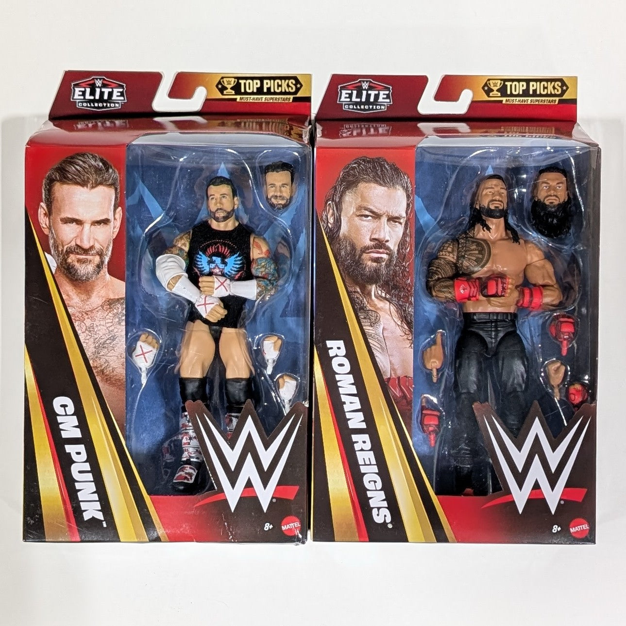 Elite Top Picks 2026 Wave 2 - Set of 2 (CM Punk & Roman Reigns)