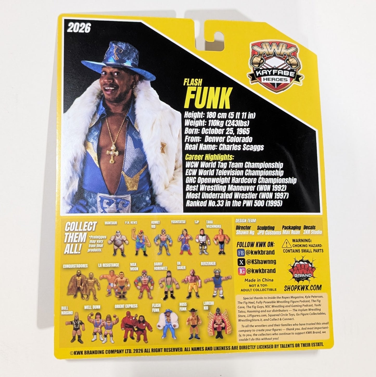 KWK 2026 Kayfabe Heroes Flash Funk