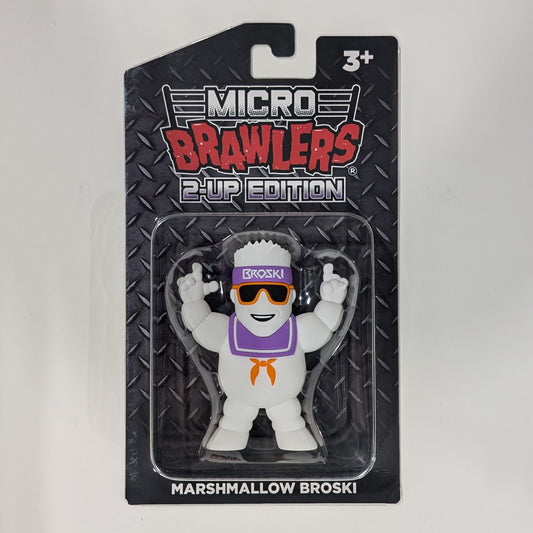 PWT Micro Brawler 2026 Exclusive Marshmallow Broski (2-Up)