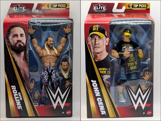 ***PRE-ORDER*** Elite Top Picks 2026 Wave 3 - Set of 2 (John Cena & Seth Rollins)