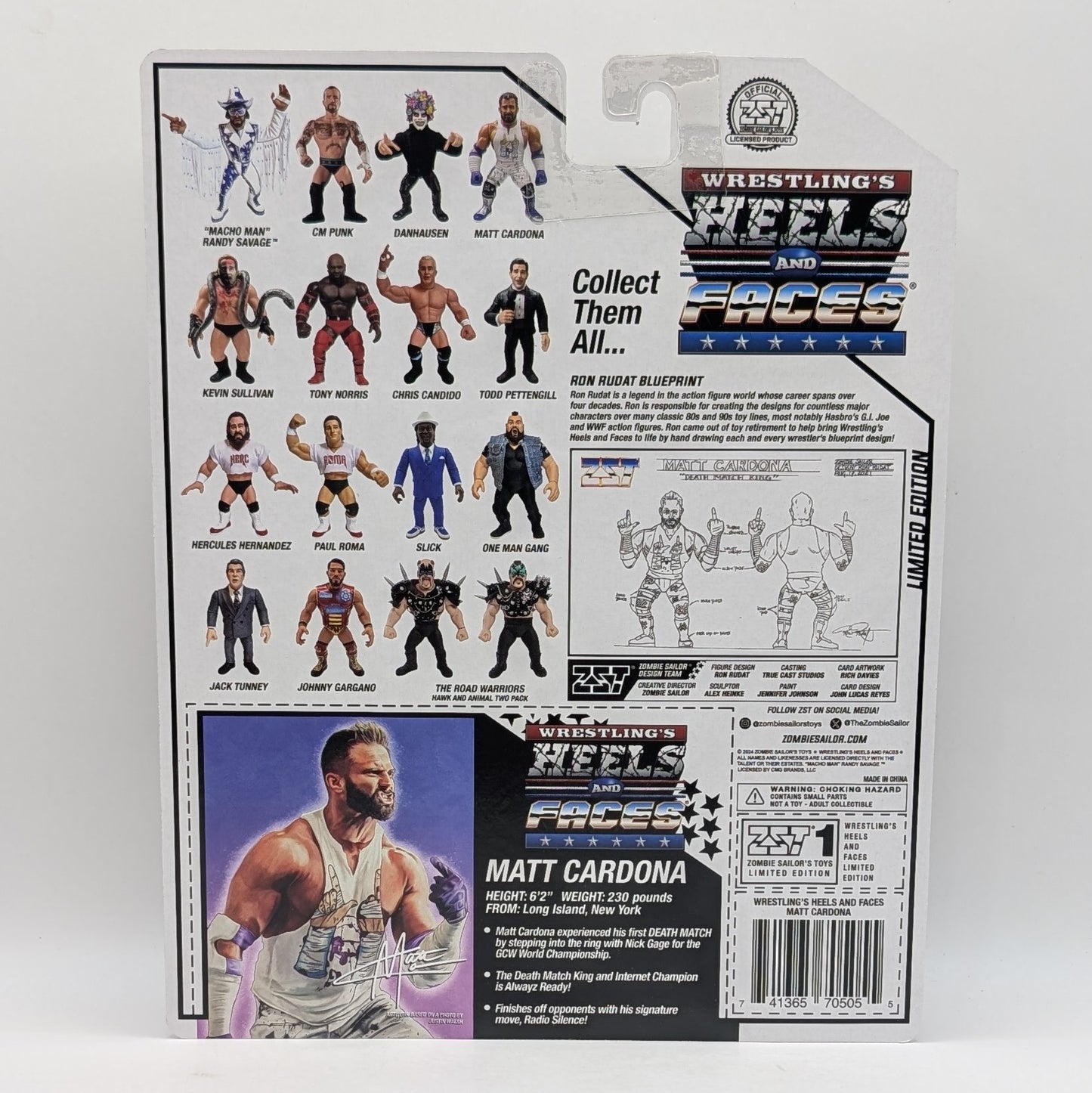 Zombie Sailor Heels & Faces 2024 NYCC Exclusive Matt Cardona (Pre-Fight)