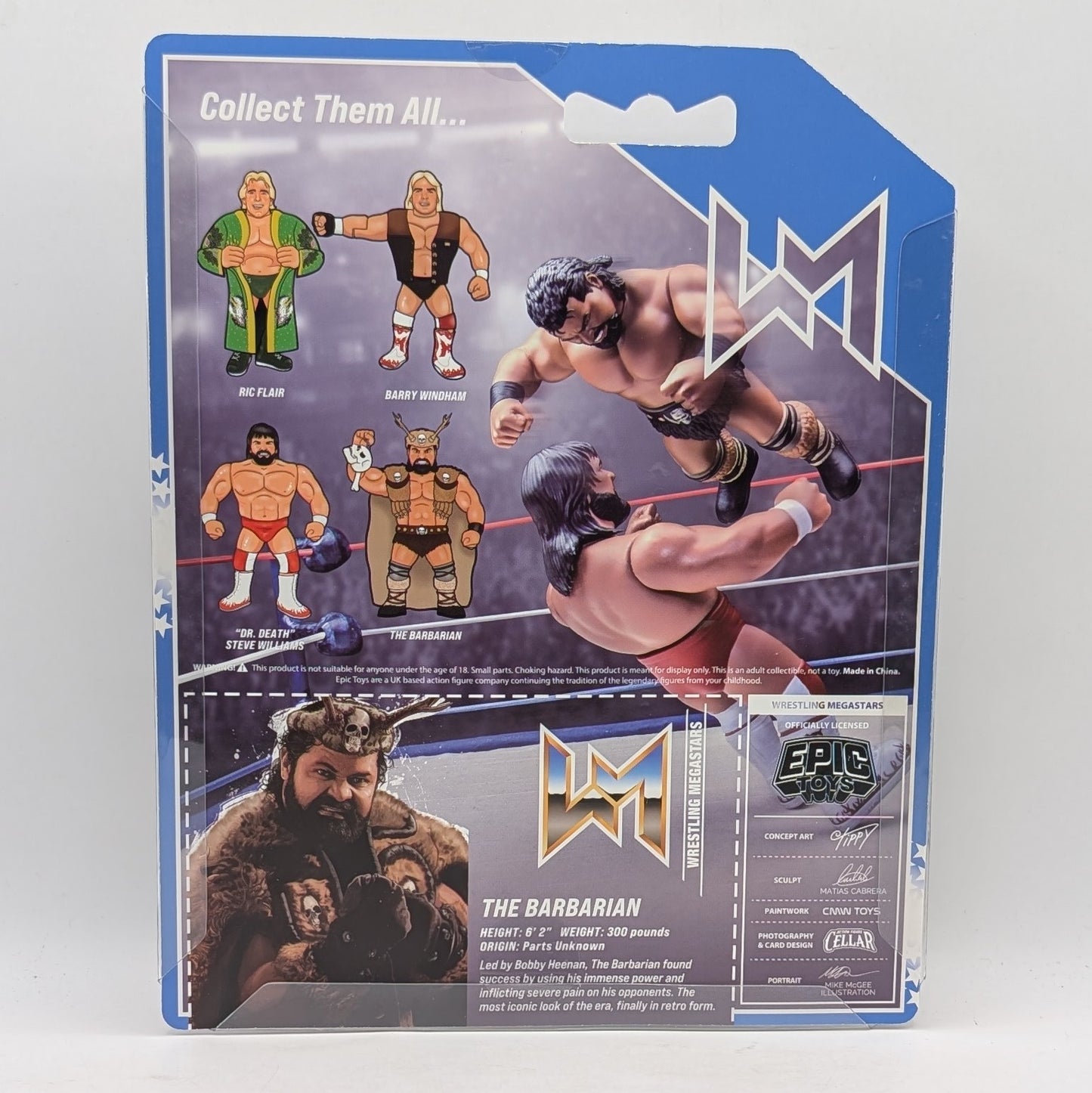 Epic Toys Wrestling Megastars 4 Barbarian