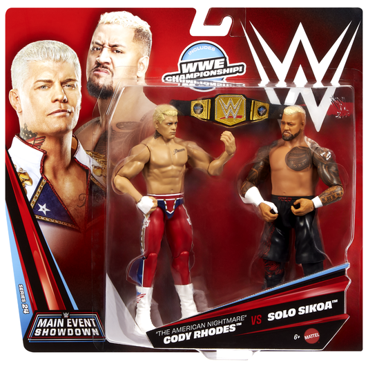***PRE-ORDER*** Main Event Showdown 24 Cody Rhodes vs. Solo Sikoa