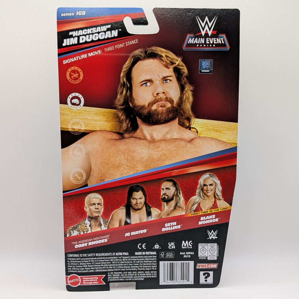 ***PRE-ORDER*** Main Event 168 'Hacksaw' Jim Duggan