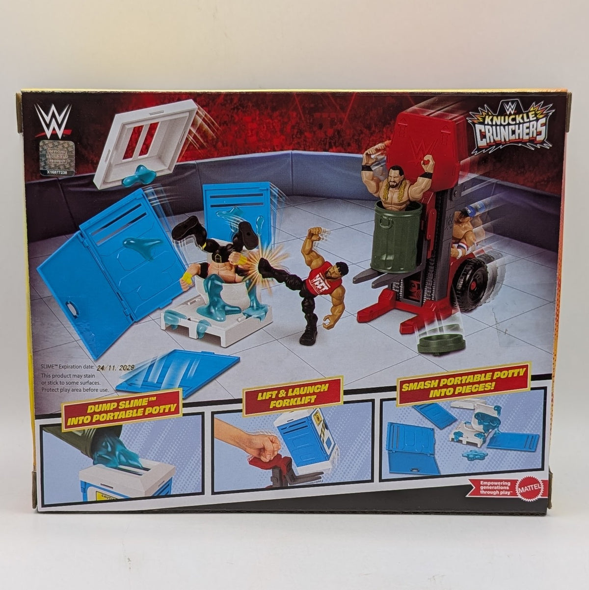 Mattel Knuckle Crunchers Playset Backstage Brawl