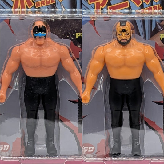 Junk Shop Dog Sofubi Pro Wrestling Series 2 The Road Warriors [Animal & Hawk] - Set of 2
